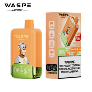 Alternativ visning af WASPE AIVIOU 40000 Red Bull Ice/Strawberry Mango