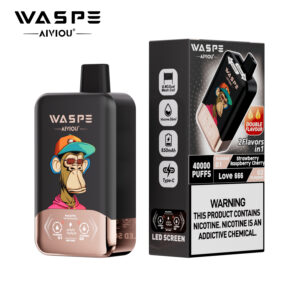 Alternativ visning af WASPE AIVIOU 40000 Strawberry Raspberry Cherry/Love 666