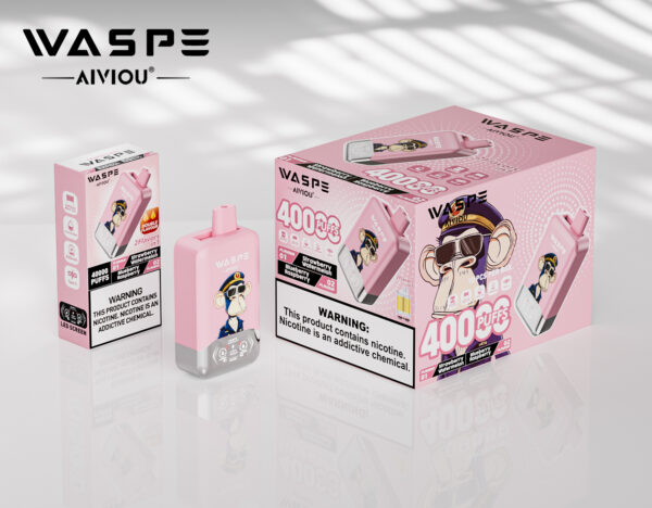 WASPE AIVIOU 40000 Strawberry Watermelon/Blueberry Raspberry - Billede 3