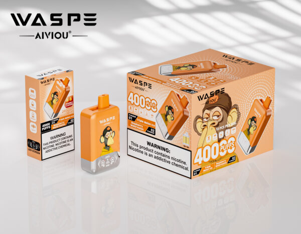 WASPE AIVIOU 40000 Triple Melon Ice/Raspberry Watermelon - Billede 3