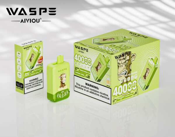 WASPE AIVIOU 40000 Watermelon Ice/Lemon Lime - Billede 3
