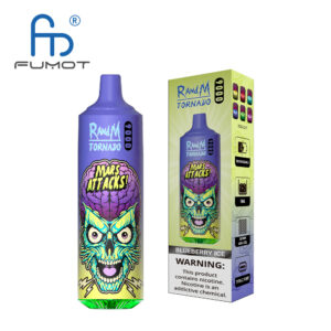 Alternatief beeld van RandM Tornado 9000 Blueberry Ice