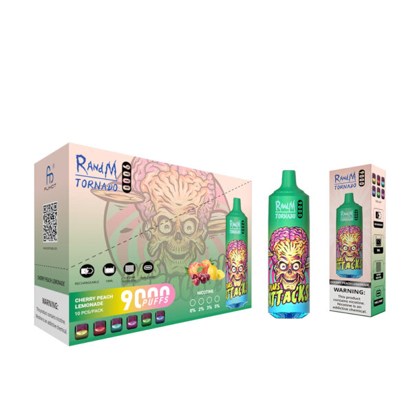 RandM Tornado 9000 Cherry Peach Lemonade