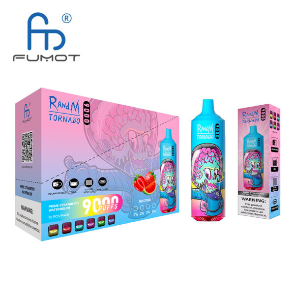 RandM Tornado 9000 Prime Strawberry Watermelon - Bild 3