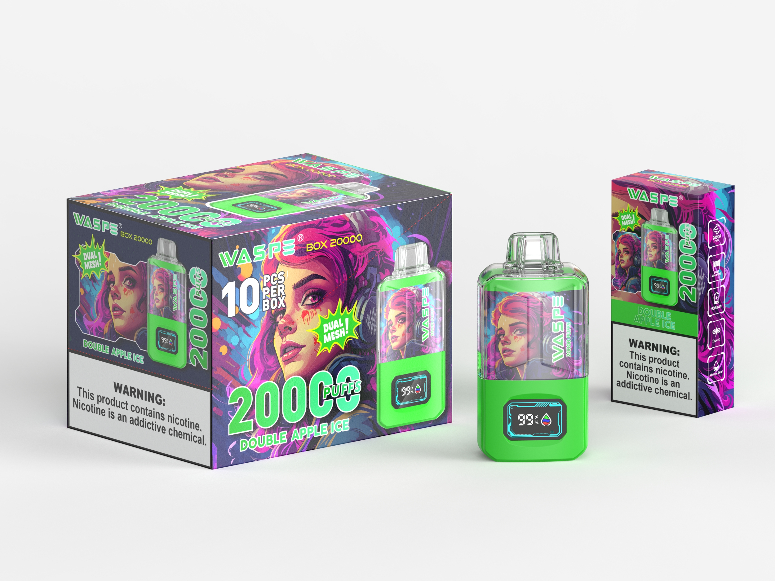 WASPE 20000 Double Apple Ice