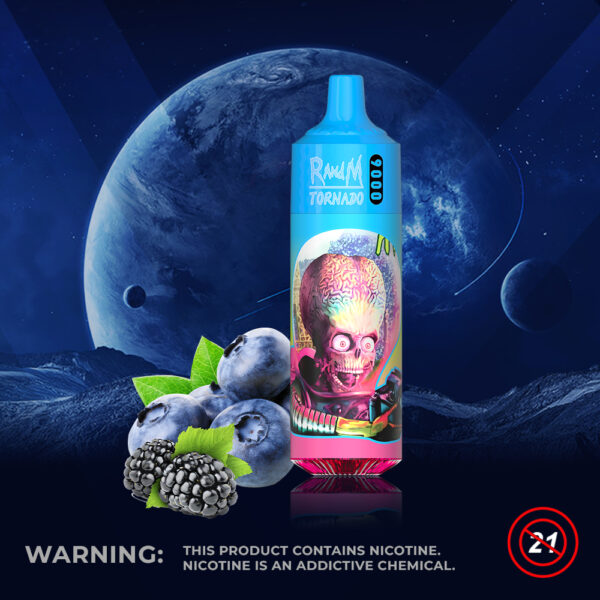 RandM Tornado 9000 Blueberry Sour Raspberry