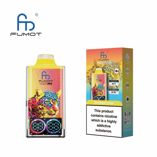 Fumot Leopard 40K Strawberry Ice – Bild 3