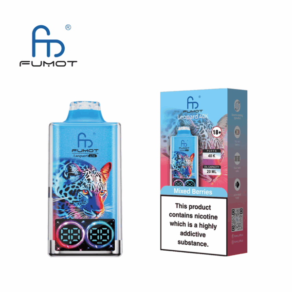Fumot Leopard 40K Mixed Berries - Billede 3