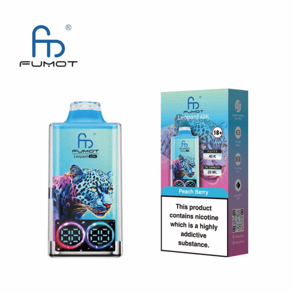 Fumot Leopard 40K Peach Berry - immagine 3
