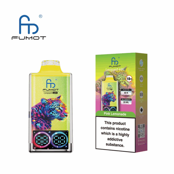 Fumot Leopard 40K Pink Lemonade – Bild 3