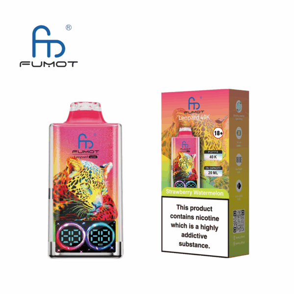 Fumot Leopard 40K Strawberry Watermelon - Kép 3
