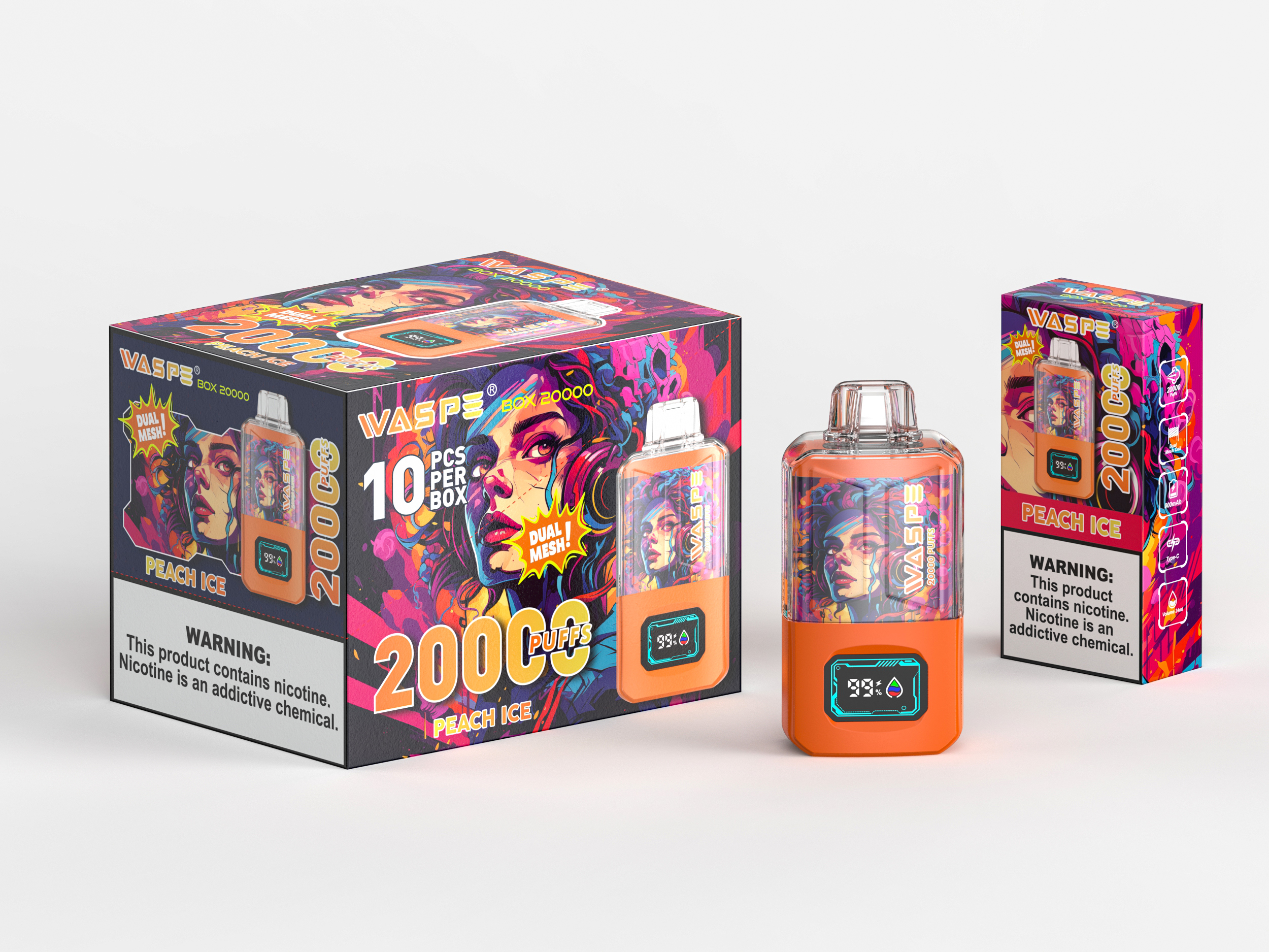 WASPE 20000 Peach Ice