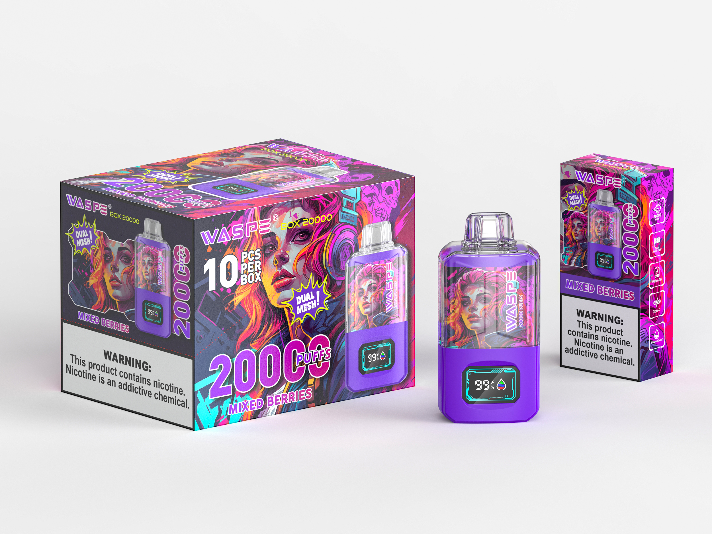 WASPE 20000 Mixed Berries