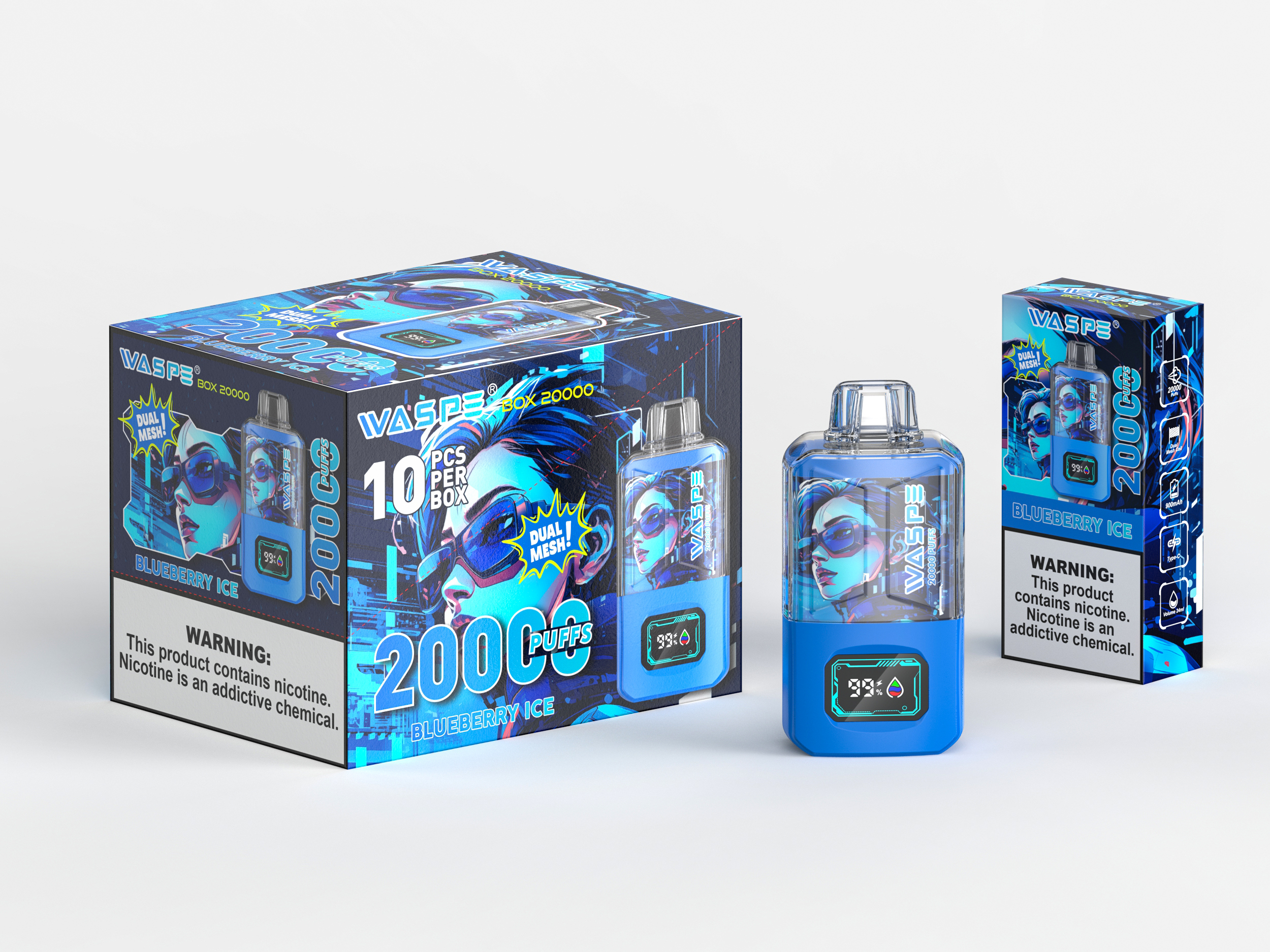 WASPE 20000 Blueberry Ice