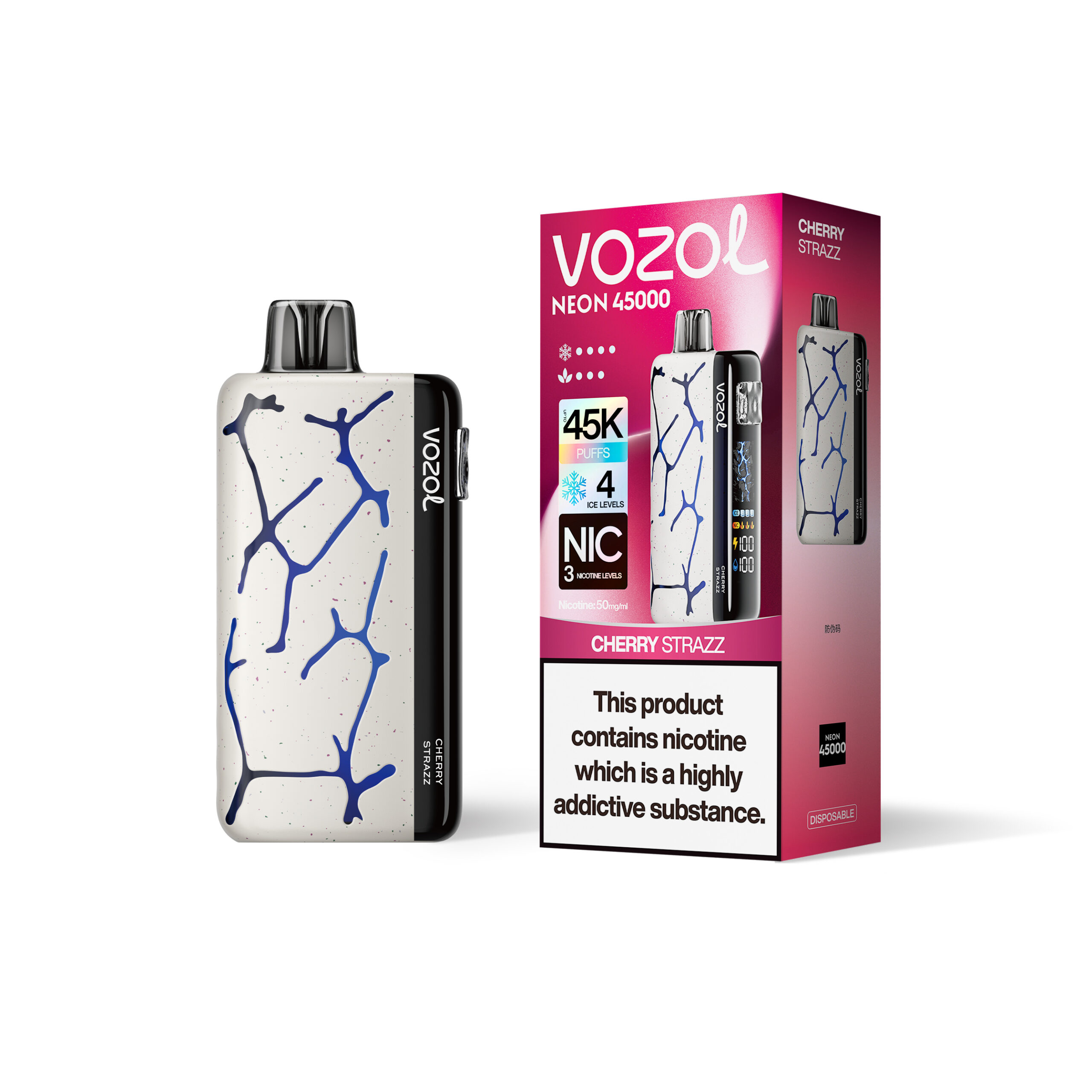 Vozol Neon 45000 Cherry Strazz