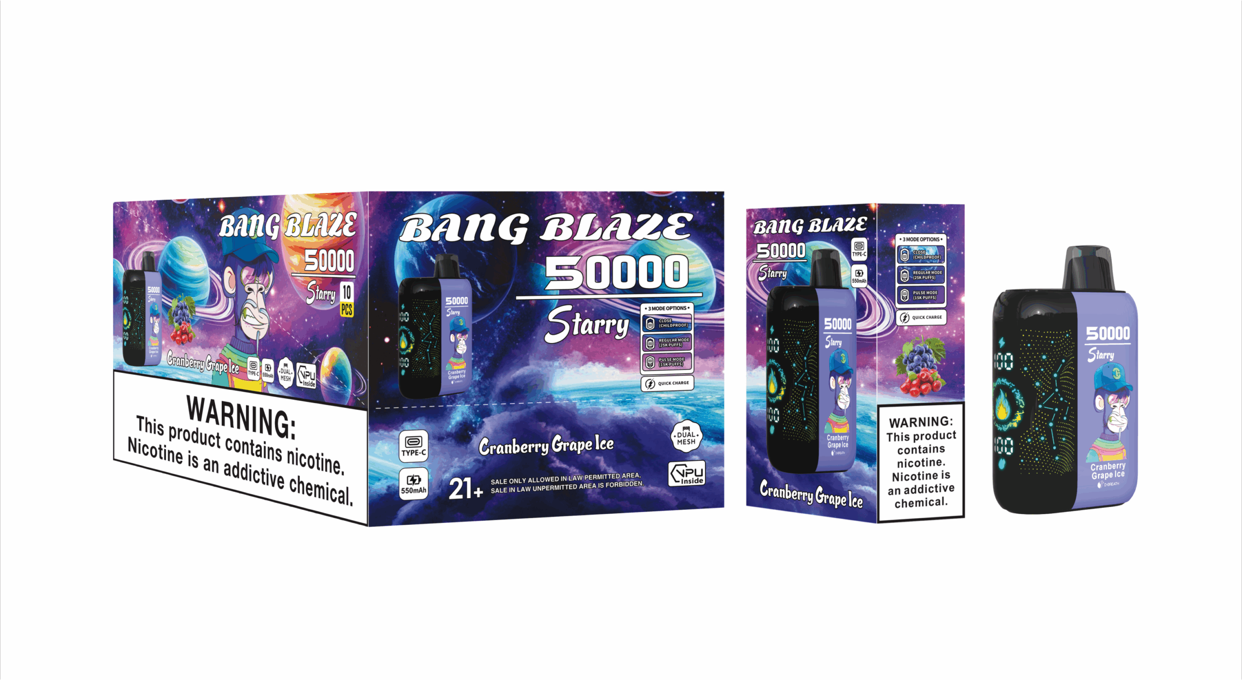 Bang Blaze 50000 Cranberry Grape Ice