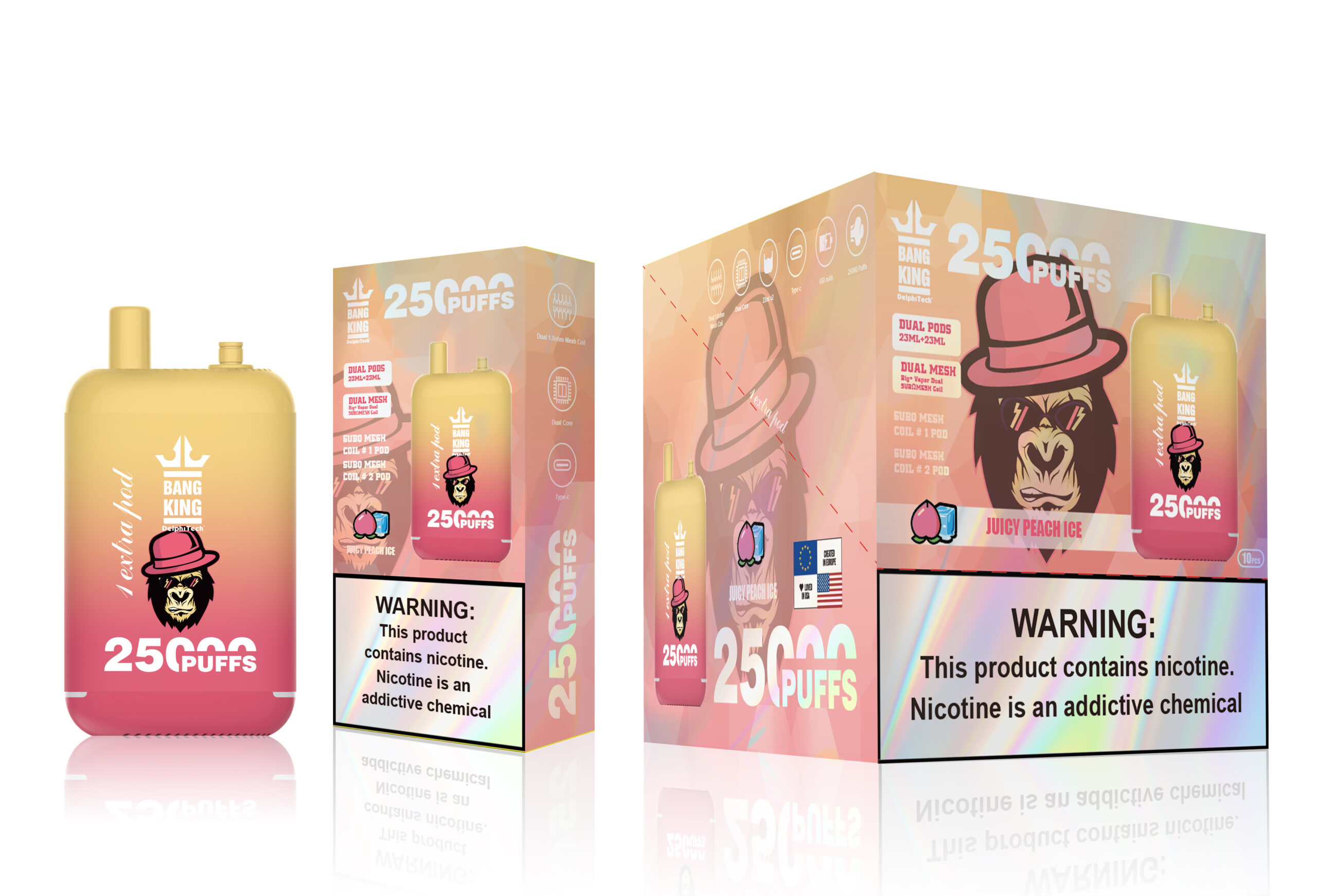 Bang King 25000 Juicy Peach Ice