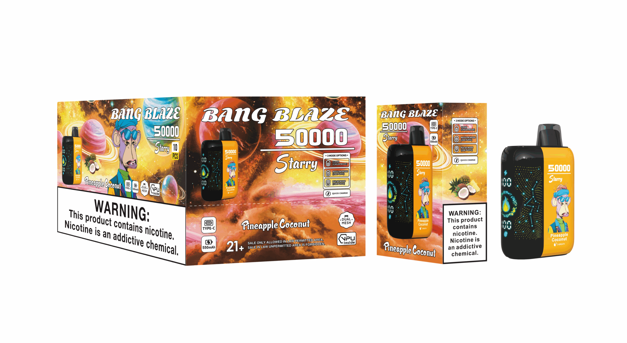 Bang Blaze 50000 Pineapple Coconut – Bild 2