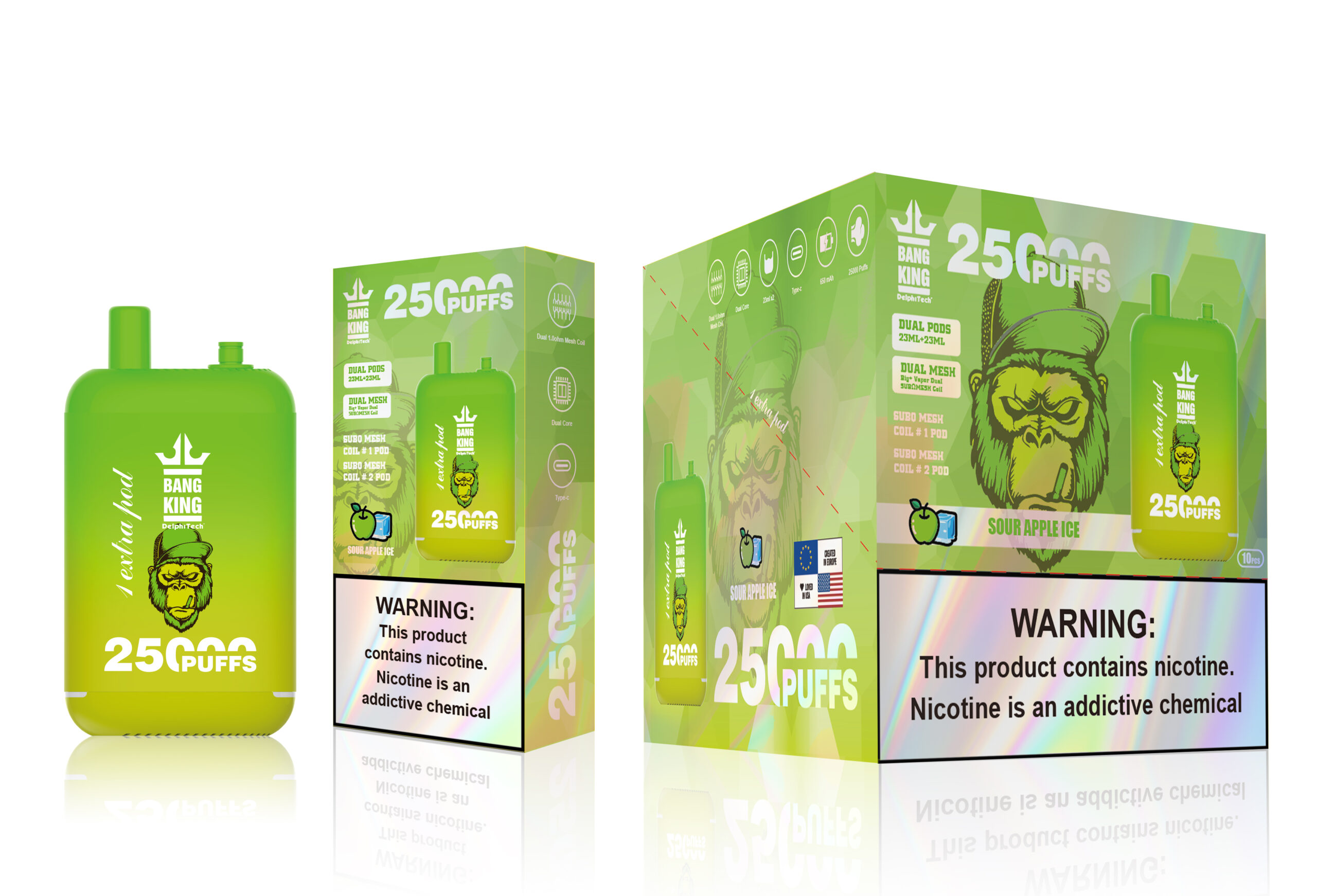 Bang King 25000 Sour Apple Ice