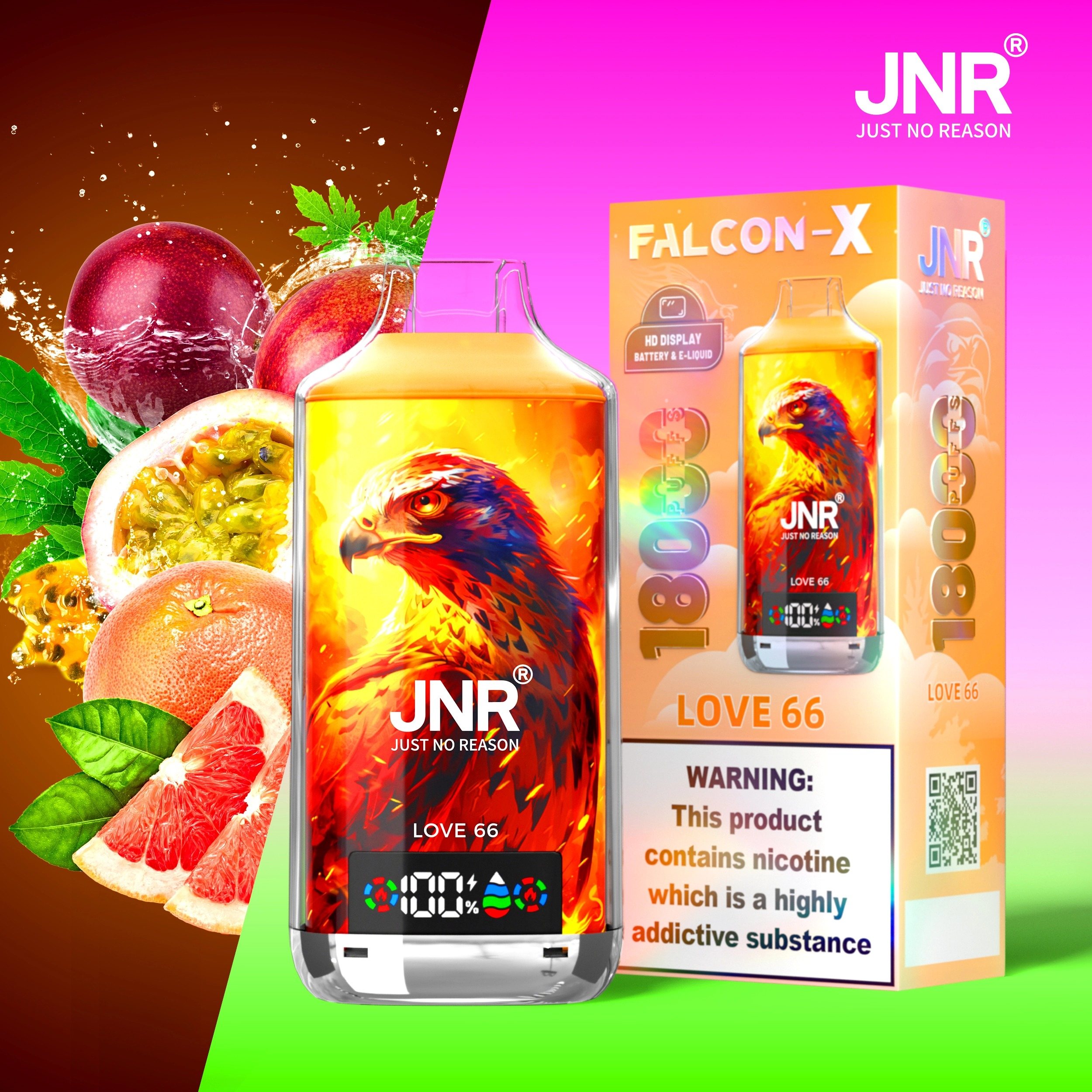 JNR Falcon X 18000 Love 66