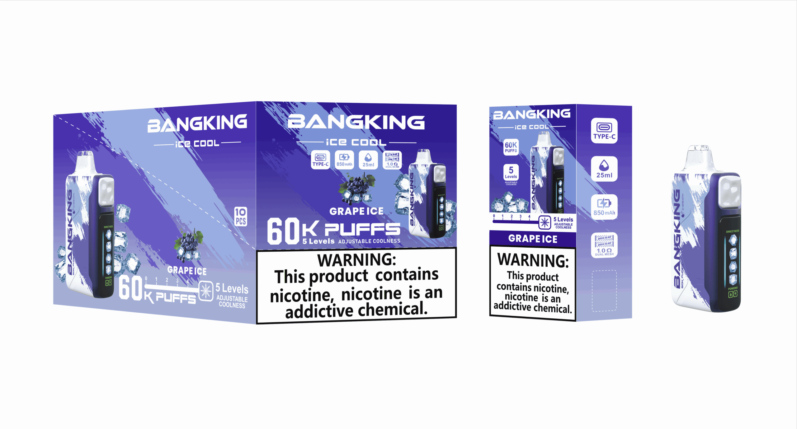 Bang King Ice Cool 60000 Grape Ice