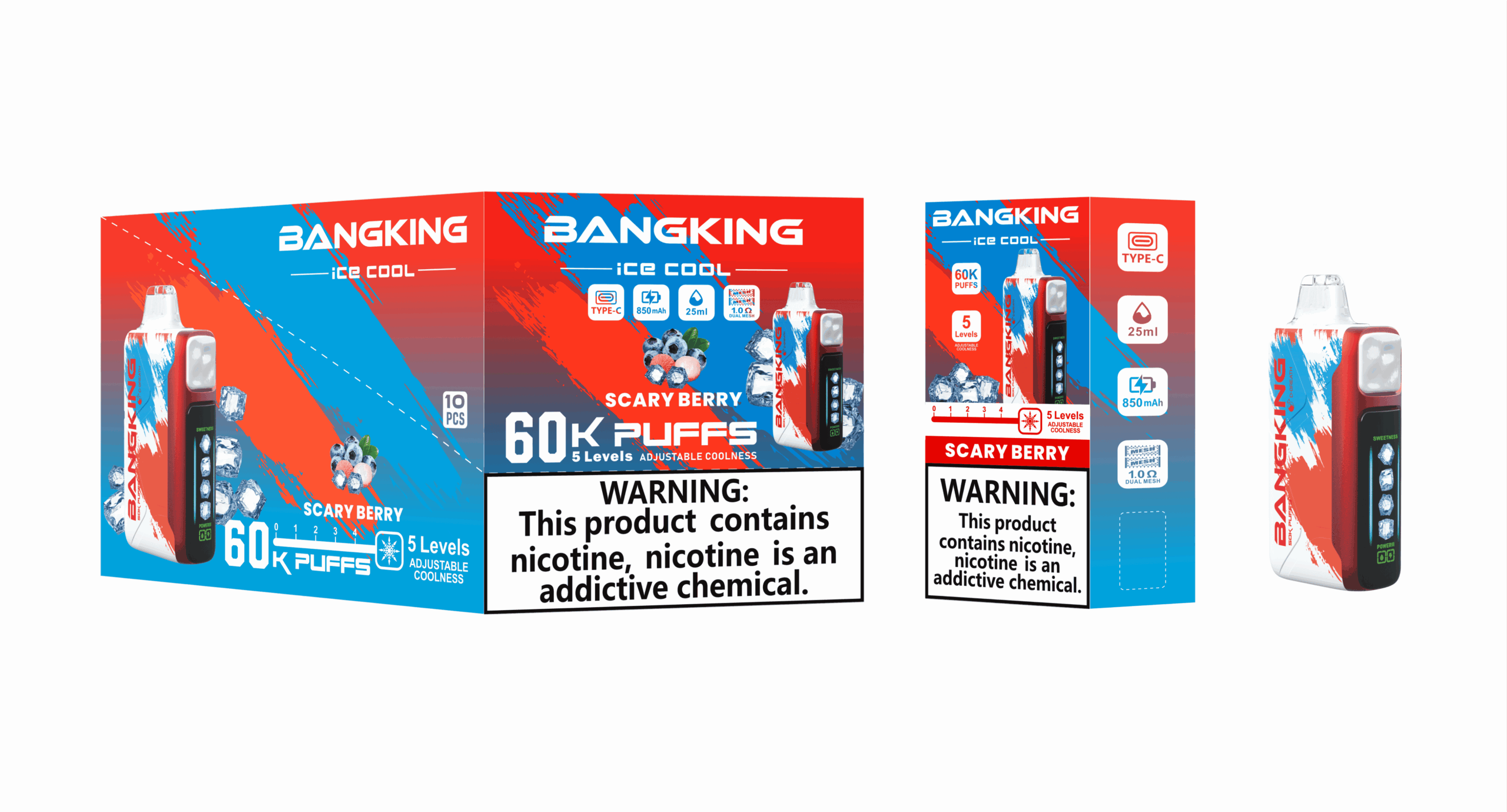 Bang King Ice Cool 60000 Scary Berry