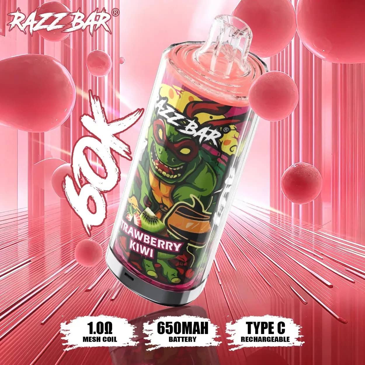 Razz Bar 60000 Coco Loco Einweg-Vape Crystal Razz Bar 60000 Coco Loco Einweg-Vape Crystal