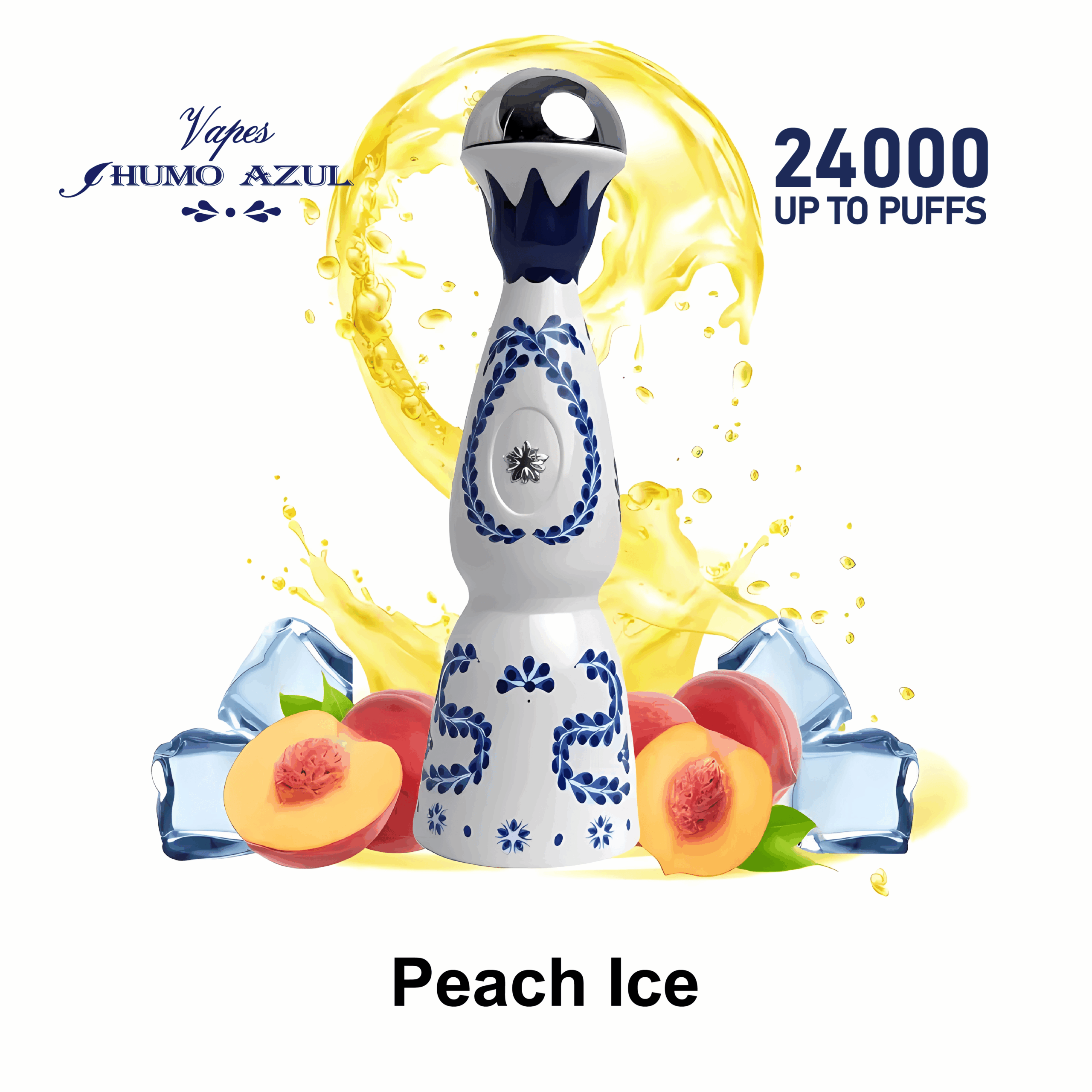 Humo Azul 24000 Peach Ice